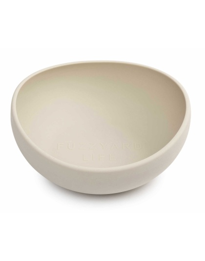 Sandstone - FuzzYard Life Silicone Bowl - L