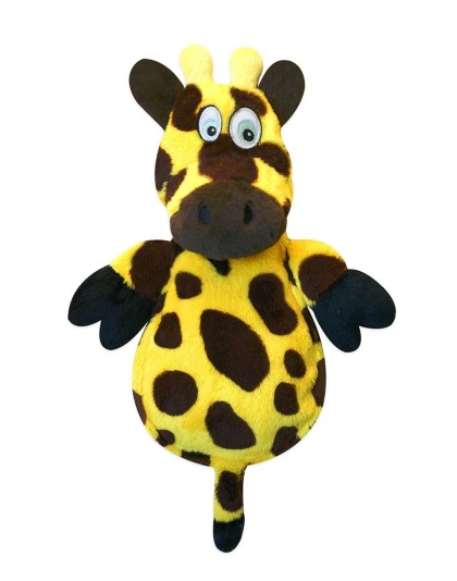 goDog Hear Doggy Giraffe w/Chew Guard Plush Dog Toy