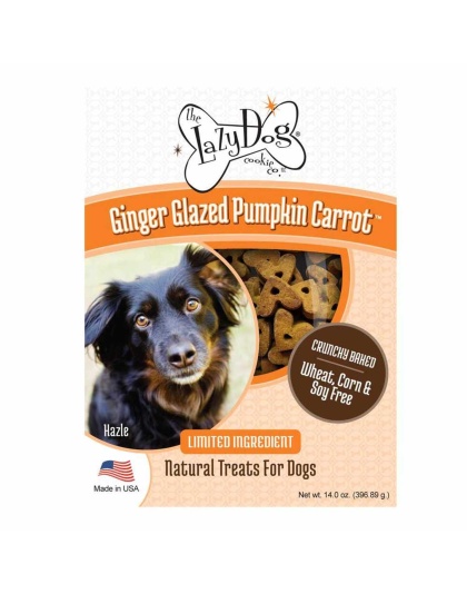 Lazy Dog Ginger Glazed Pumpkin Carrot Dog Treat 14oz