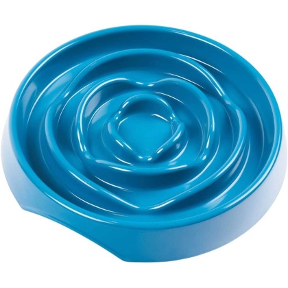 Blue - Messy Mutts Interactive Slow Feeder  - 1.75 Cup