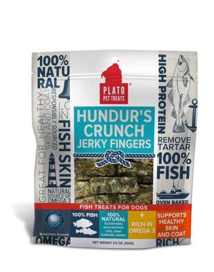 Plato Hundur's Crunch Jerky Fingers  - 3.5oz