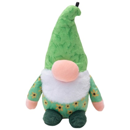 SnugArooz Meadow the Gnome Plush Dog Toy 10"