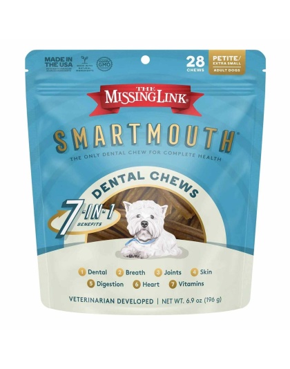 The Missing Link - SMARTMOUTH Dental Chew  - Petite Dog 28ct