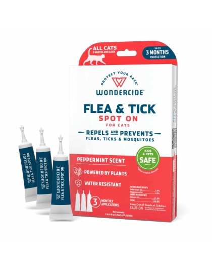 Wondercide Flea & Tick Spot On for Cats - Peppermint