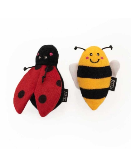 ZippyClaws 2-Pack - Ladybug and Bee