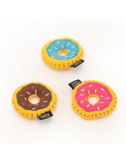 ZippyClaws Mini Donutz 3-Pack