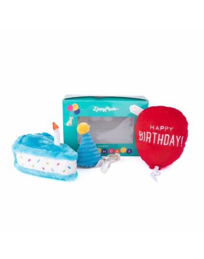 ZippyPaws Birthday Box - 3pc