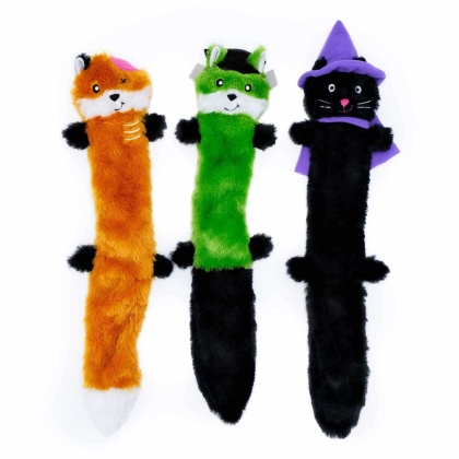 ZippyPaws Halloween Skinny Peltz 3Pack Large