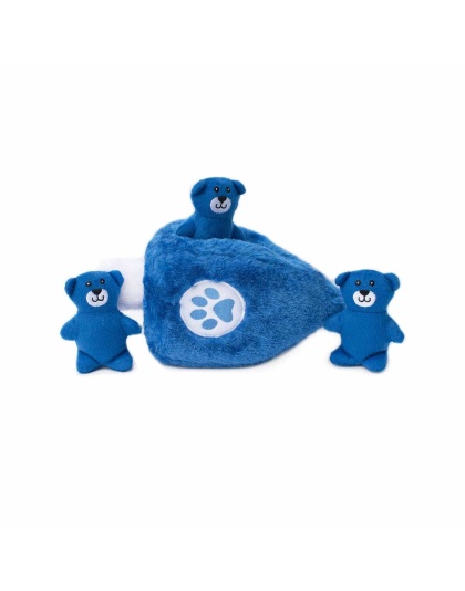 ZippyPaws Hanukkah Burrow Dreidel Plush Dog Toy