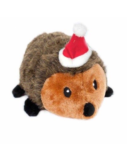 ZippyPaws Holiday Hedgehog Plush Dog Toy - XL