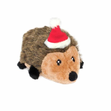 ZippyPaws Holiday Hedgehog Plush Dog Toy  - Large