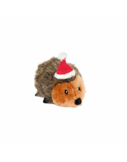 ZippyPaws Holiday Hedgehog Plush Dog Toy  - Small