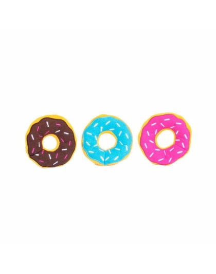 ZippyPaws Miniz 3-Pack Donutz