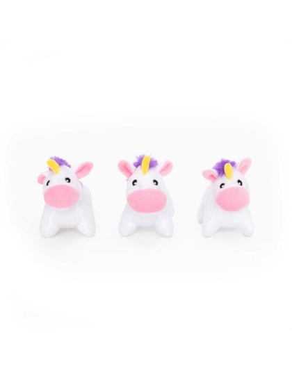 ZippyPaws Miniz Unicorns 3pk