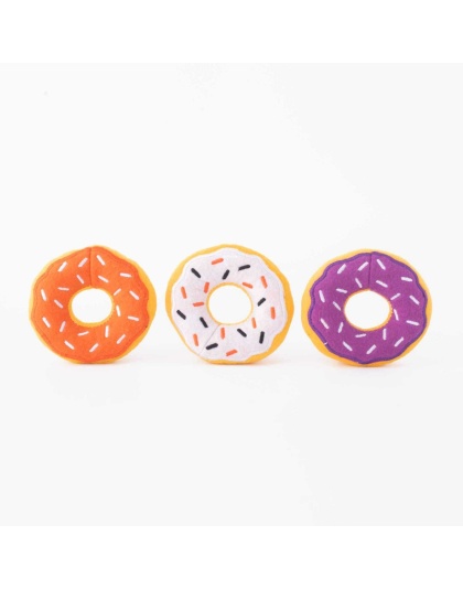 ZippyPaws Miniz  Halloween Donutz (3pack)