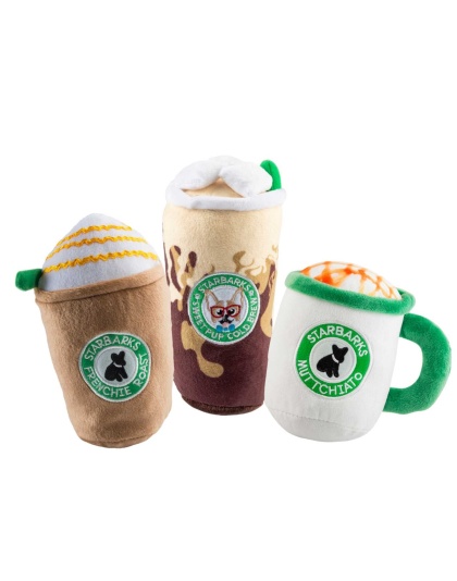 Caffeinated Pup Bundle Squeaker Dog Toy