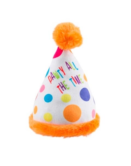 Happy Birthday Pawty Hat Dog Toy