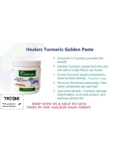 Healers Golden Turmeric Paste for Dogs