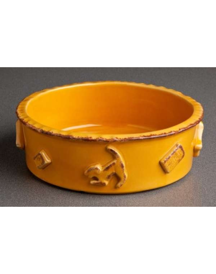 Caramel - Carmel Ceramica Dog Food/Water Bowl - Medium