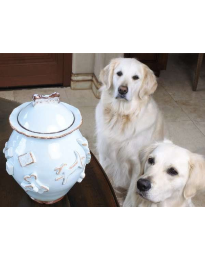 French White - Dog Treat Jar - Jar