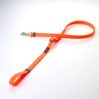 Orange - Boss Adjustable Leash - 3/4" x 4'-6'