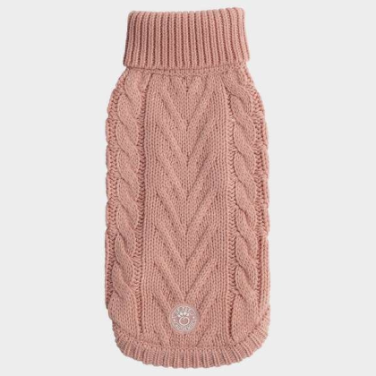 Pink - GF Pet Chalet Dog Sweater  - XS