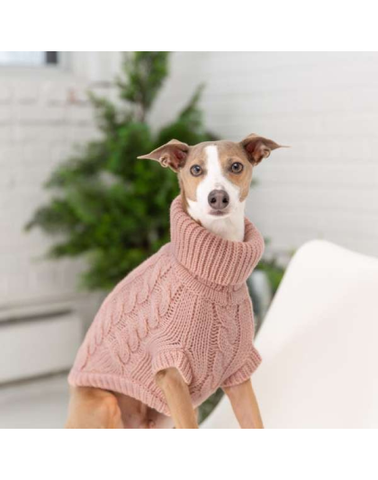 Pink - GF Pet Chalet Dog Sweater  - XS