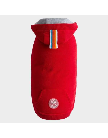 Red - GF Pet Elasto-Fit Urban Dog Hoodie - 2XS