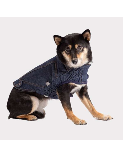 Denim - GF Pet Elasto-Fit Denim Dog Jacket - XS