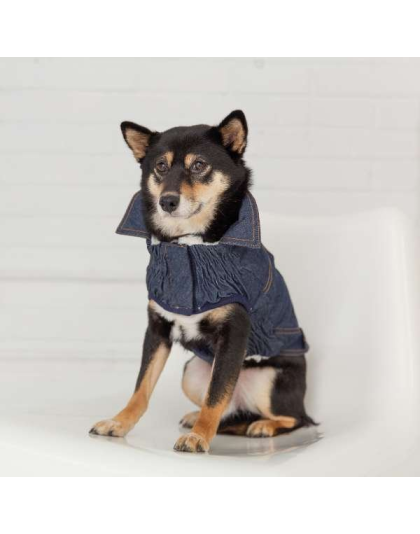 Denim - GF Pet Elasto-Fit Denim Dog Jacket - XS