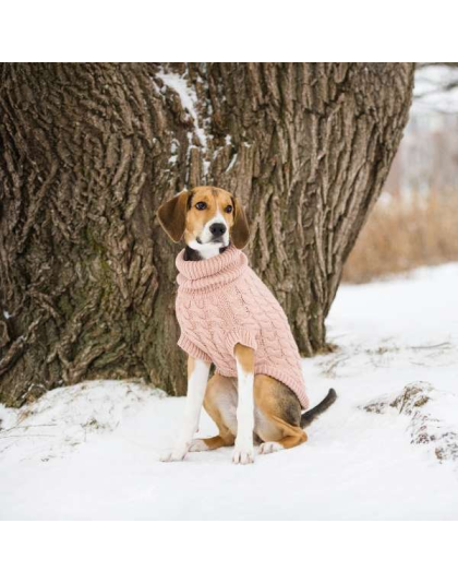 Pink - GF Pet Chalet Dog Sweater  - Large