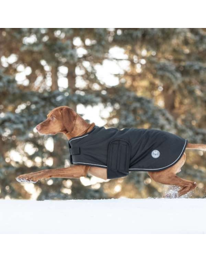 Black - GF Pet Dog Blanket Jacket - Large