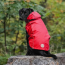 Red - GF Pet Reversible ElastoFit Raincoat  - 2XS