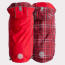 Red - GF Pet Reversible ElastoFit Raincoat  - XS