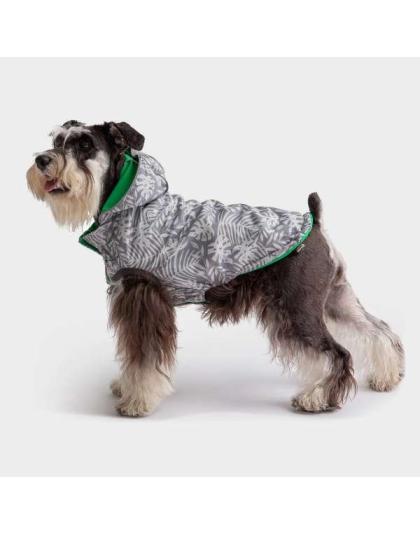 Green - GF Pet Reversible ElastoFit Raincoat  - XS