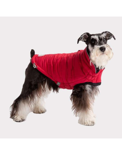 Red - GF Pet Reversible ElastoFit Chalet Jacket - XS