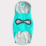 Neon Aqua - GF Pet Reversible Raincoat  - XS